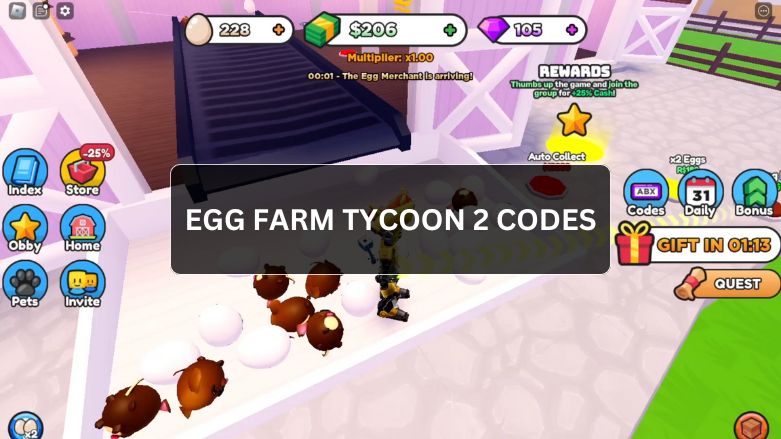 Egg Farm Tycoon 2 Codes