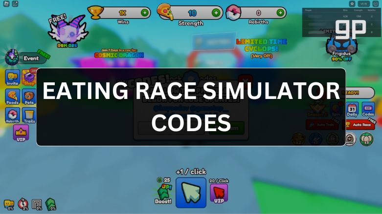 Eating Race Simulator Codes